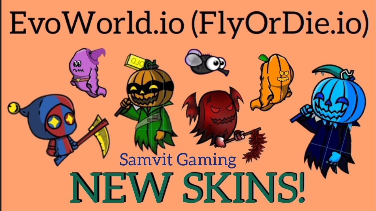 EvoWorld.io (FlyOrDie.io) NEW SKINS! Coming Next Month! New Update