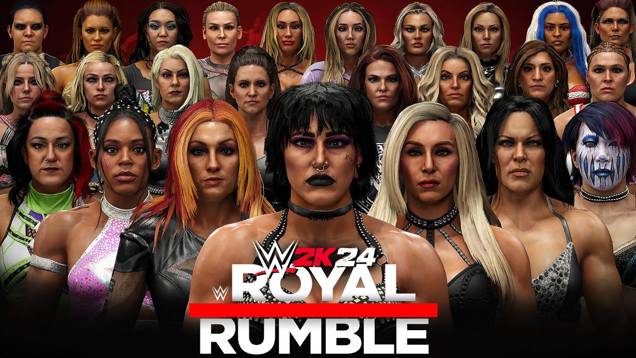 WWE 2K24 - 30 Women's Royal Rumble Match! (PS5)