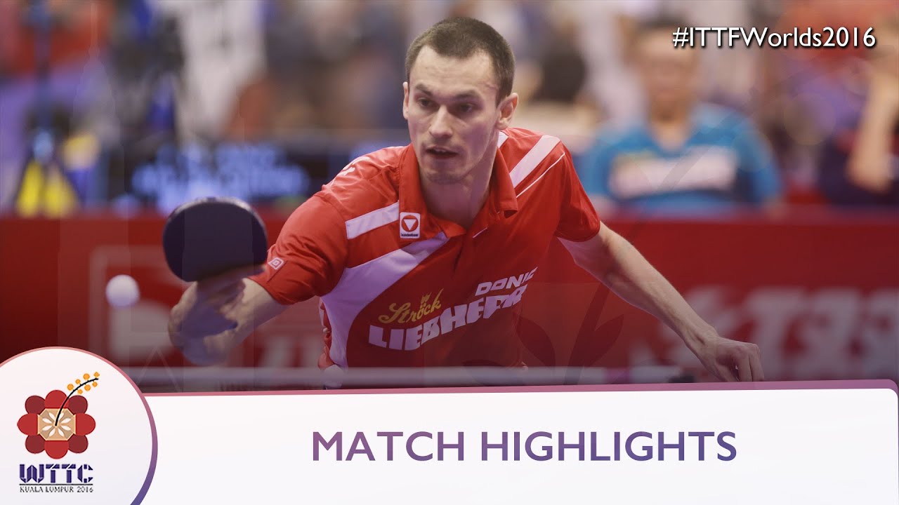 2016 World Championships Highlights: Stefan Fegerl vs Tang Peng