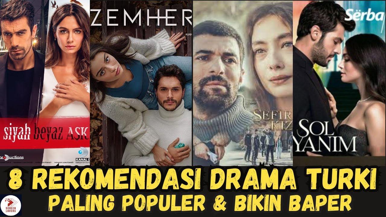 8 REKOMENDASI DRAMA TURKI TERBAIK DAN PALING SERU | NOMOR 4 BIKIN BAPER | BESERTA REVIEW SINGKAT |