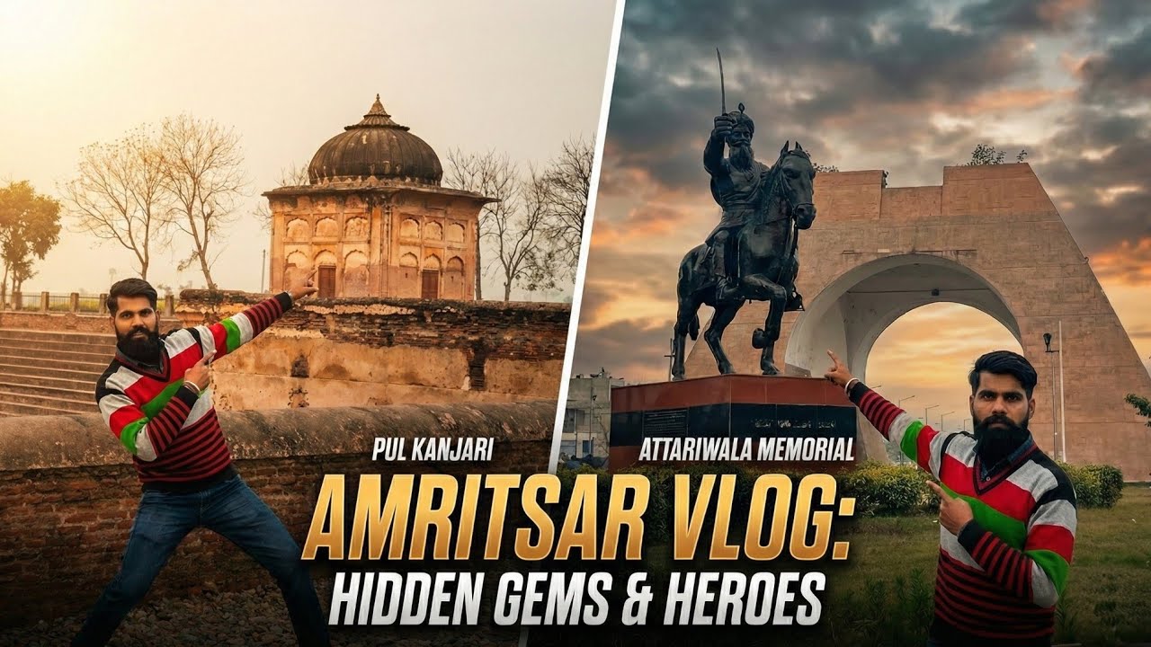 Pul Kanjari and S. Sham Singh Attariwala Memorial | Amritsar Vlog: Hidden Gems & Heroes
