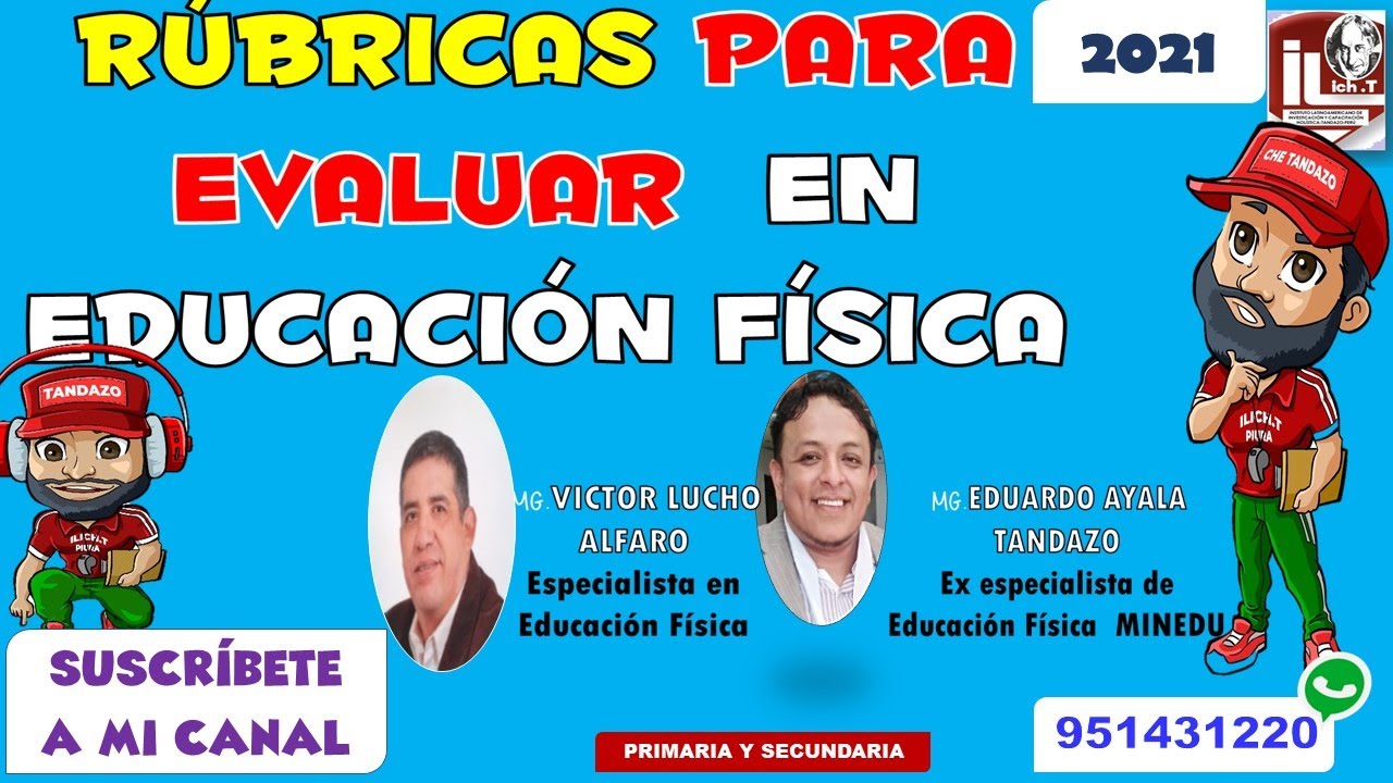 RÚBRICAS EN EDUCACIÓN FÍSICA- ANALÍTICAS Y HOLÍSTICAS PROCEDIMIENTOS PARA SU ELABORACIÓN-2021