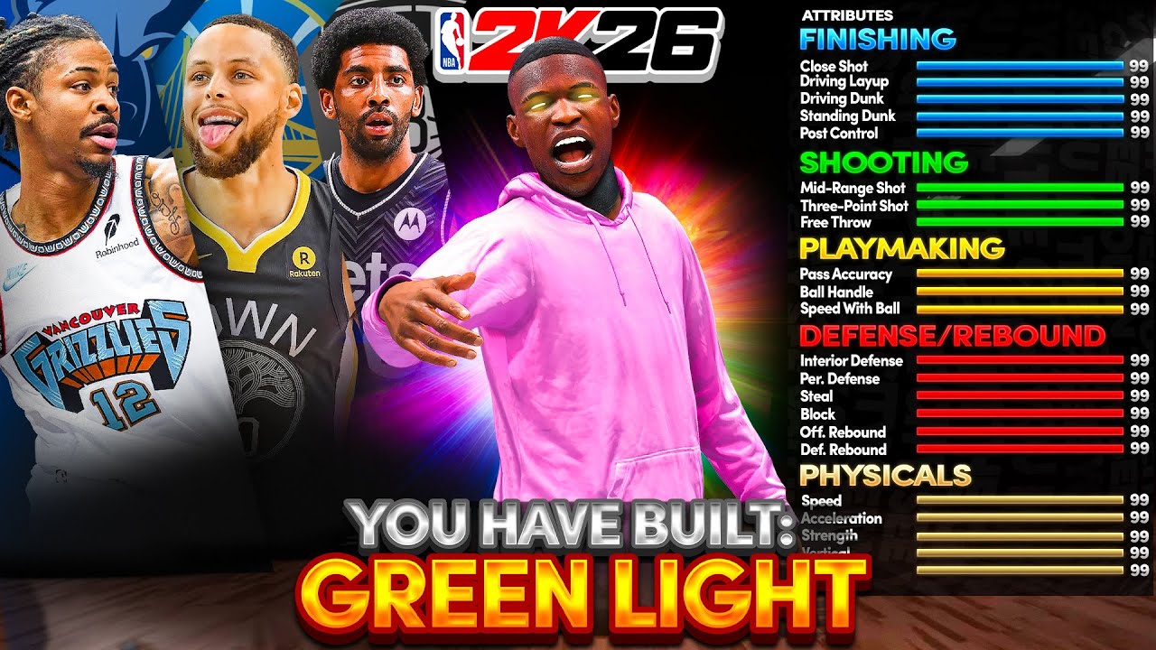Эта сборка «ЗЕЛЕНЫЙ СВЕТ» 6 футов 4 дюйма — нечто особенное в NBA2K26! ЛУЧШАЯ СБОРКА ЗАЩИТНИКА 2K26