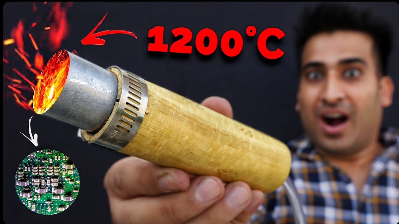 How To Make Hot Air Soldering Iron At Home - 100% Working Top New Idea