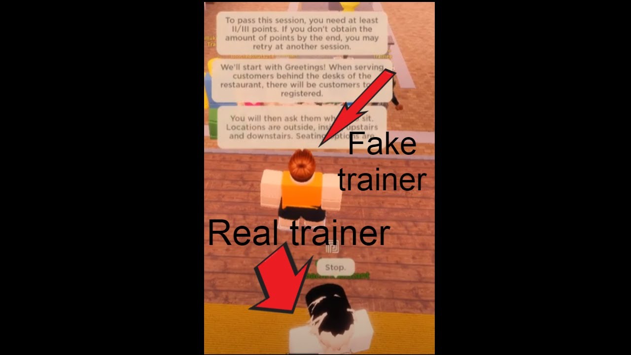 Pretending to be a Trainer! -  Roblox Kohau trolling