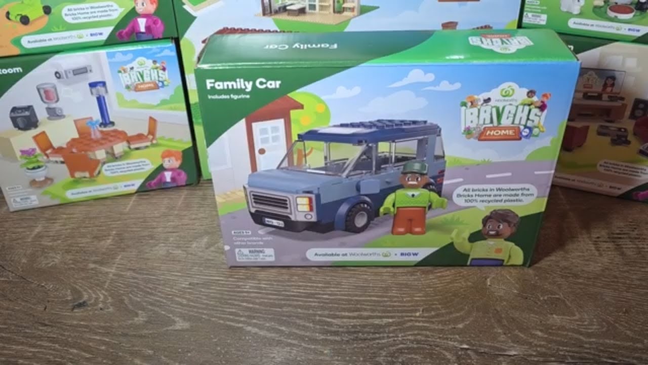 WOOLWORTHS BRICKS HOME FAMILY CAR.