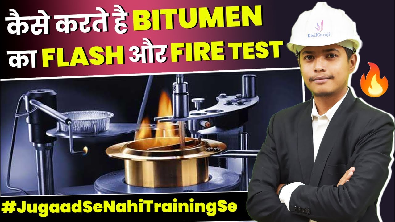 How To Perform Flash & Fire Point Test On Bitumen | Complete Information Flash & Fire Point Bitumen