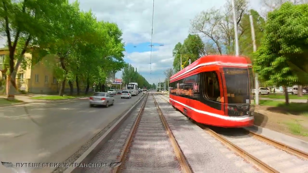 Трамвай Таганрога-открытие 2 маршрута