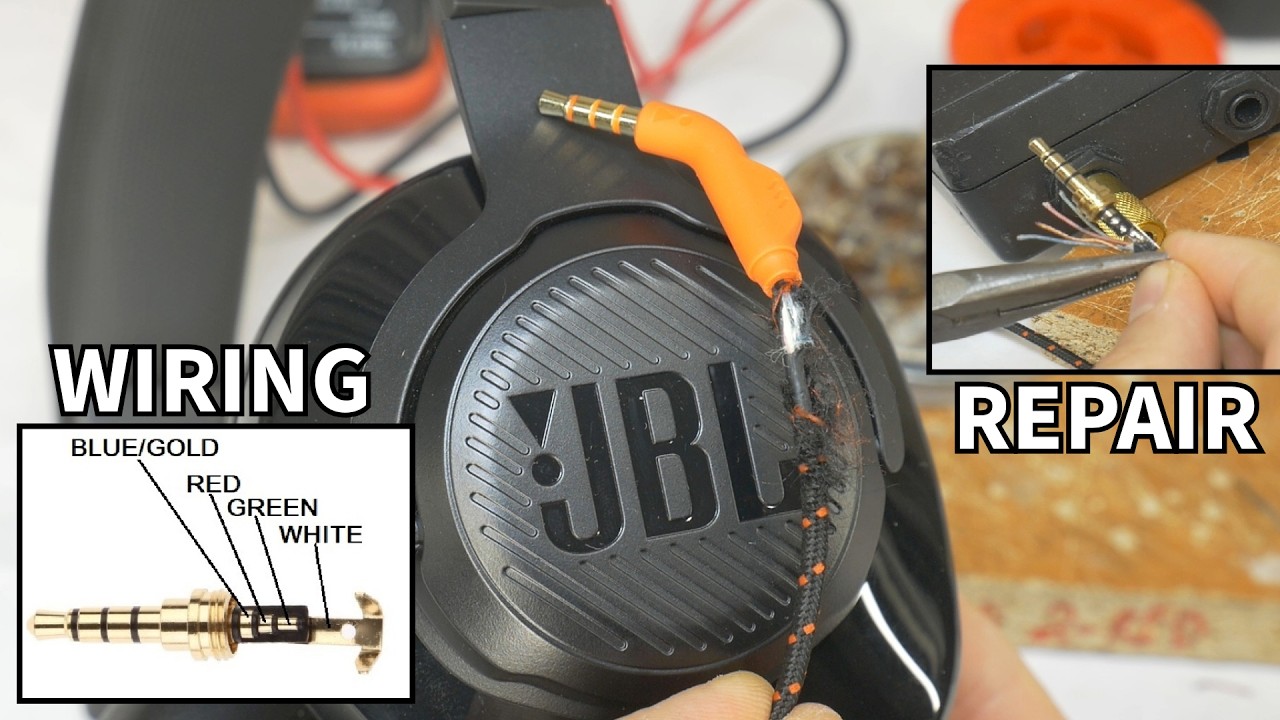 Fix & Repair Jack on JBL QUANTUM 300 Headphones DIY