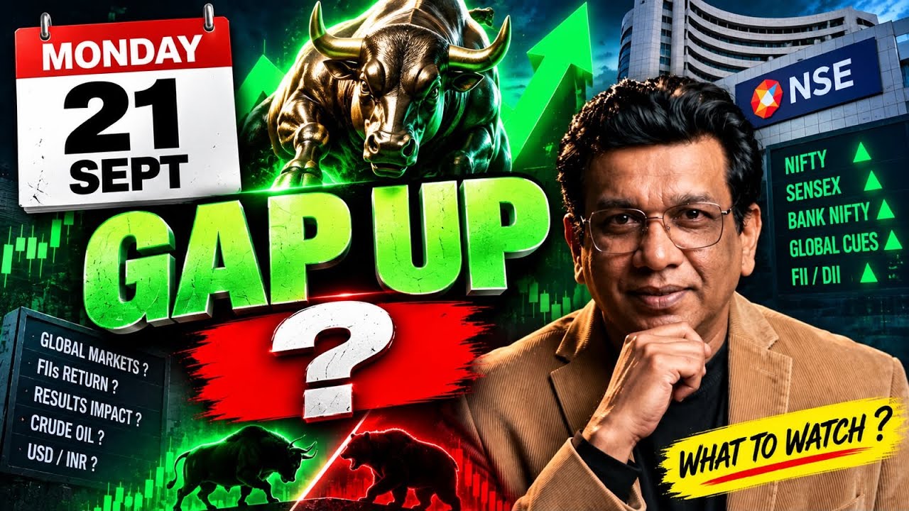 nifty prediction for tomorrow & bank nifty analysis for monday 21/9/2026