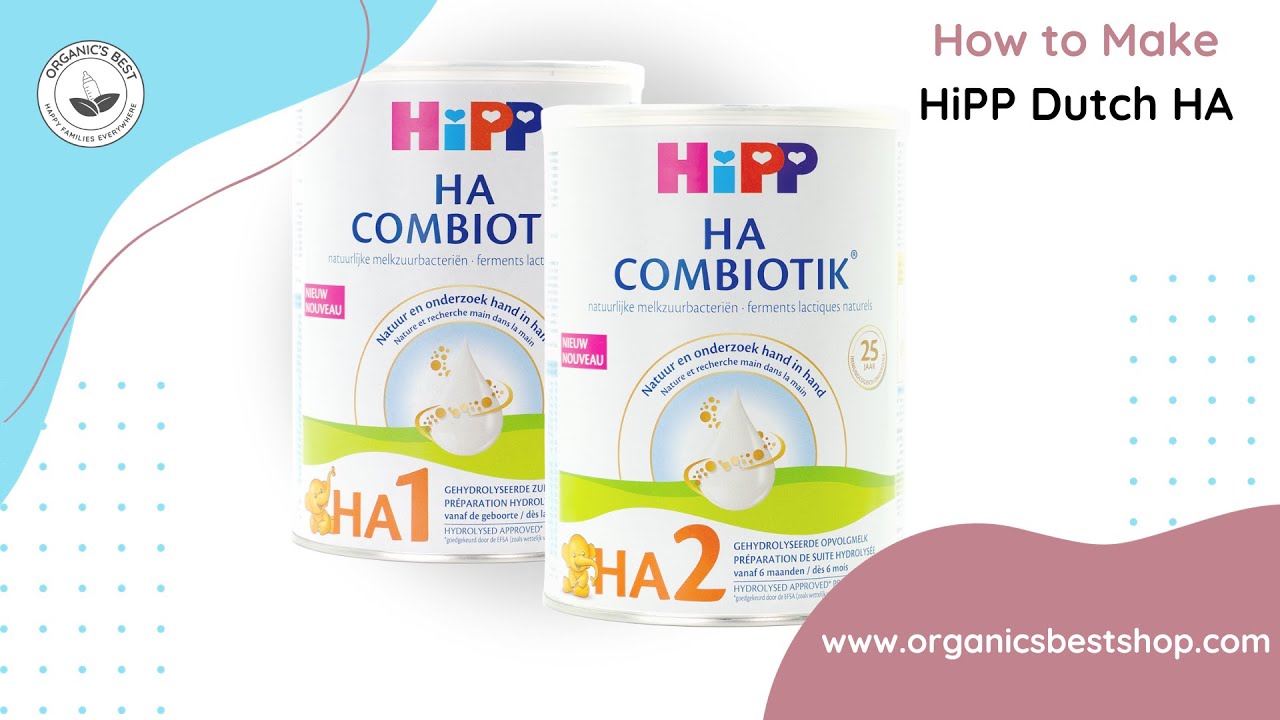 HOW TO MAKE HIPP DUTCH EUROPEAN BABY FORMULA