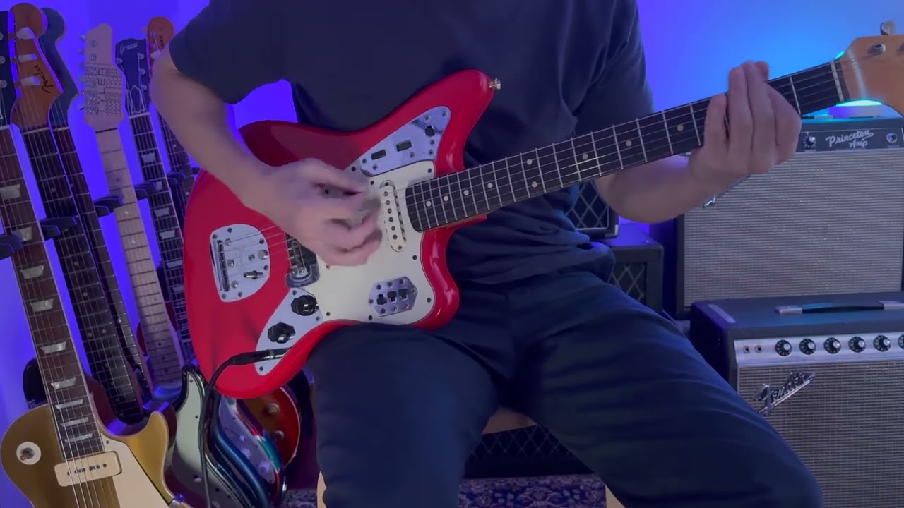 1964 Pre-CBS Fender Jaguar in Fiesta Red Refinish
