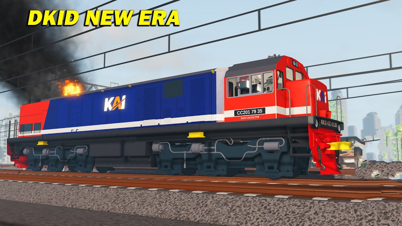 Dinas Kereta Api Di DKID New Era | Roblox Kereta Indonesia