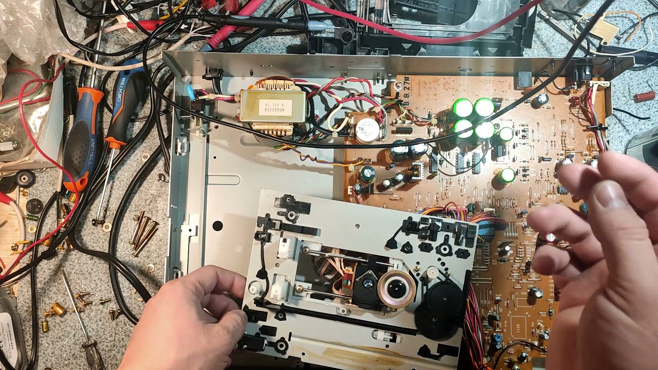 Nakamichi OMS-20 СD плеер, очередной ремонт, все те же болячки)