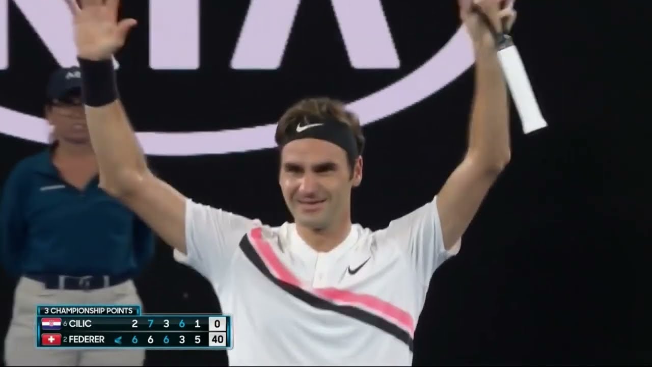 All Federer's 20 GrandSlam Championship / Points  Todos los GrandSlam de Campeonato de Federer
