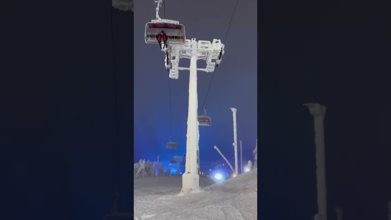 Polar Night Light Festival in Ruka, Finland