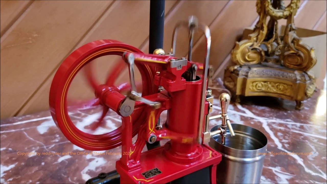 Rider Ericsson 1'' Bore Scale Model Hot Air Pumping Engine Built by Stephen Pierce 2nd Place 2007 NA