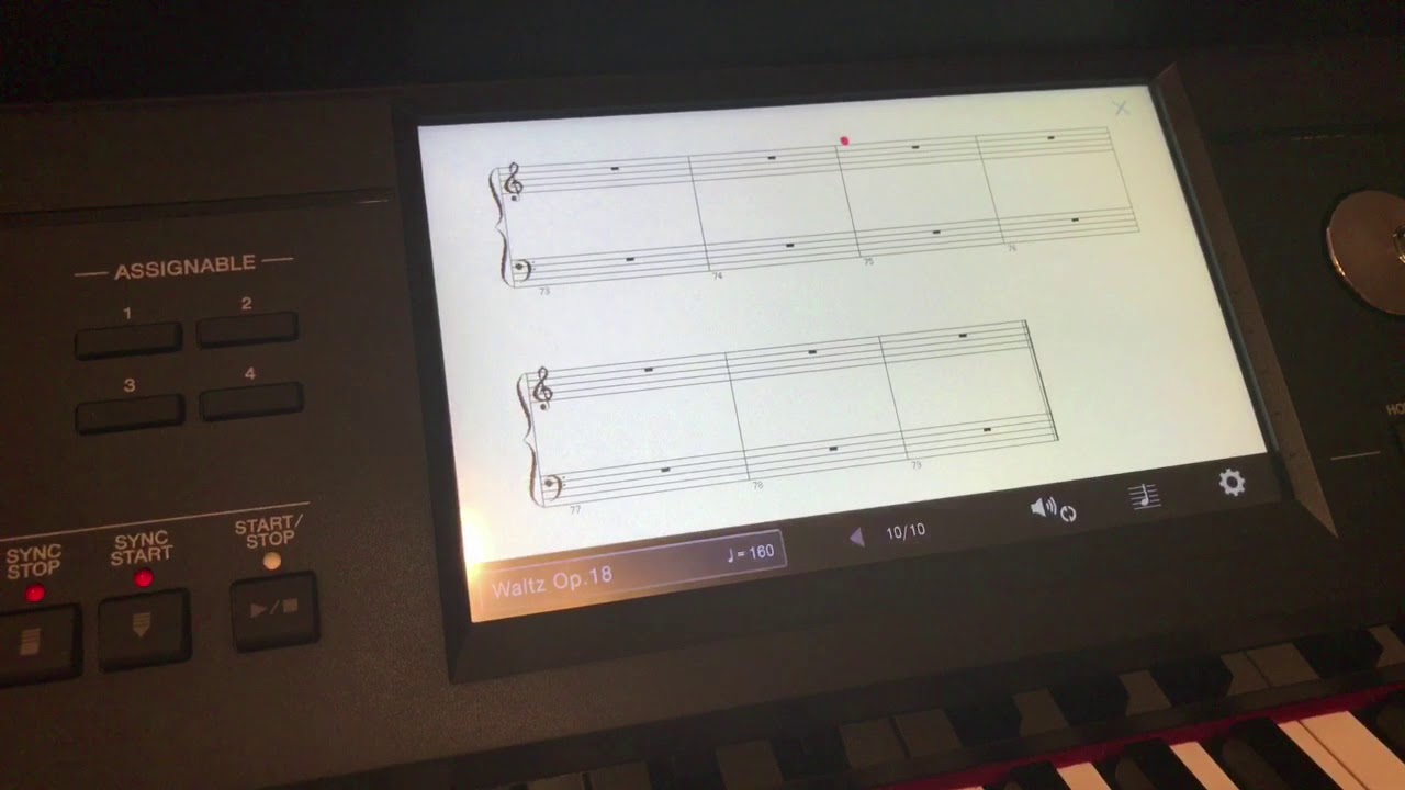 Yamaha CVP-709 Lights Demo