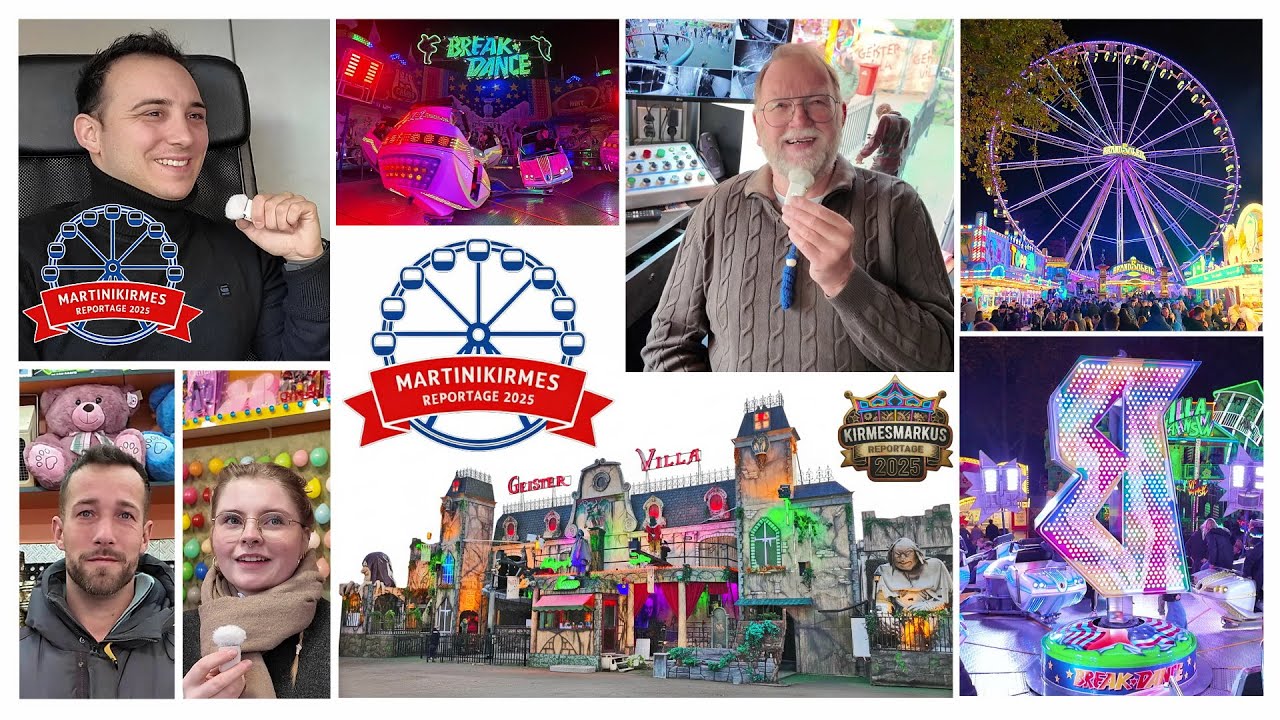 Reportage Martinikirmes Dinslaken 2025, Interviews mit den Schaustellern, Rückblick und mehr