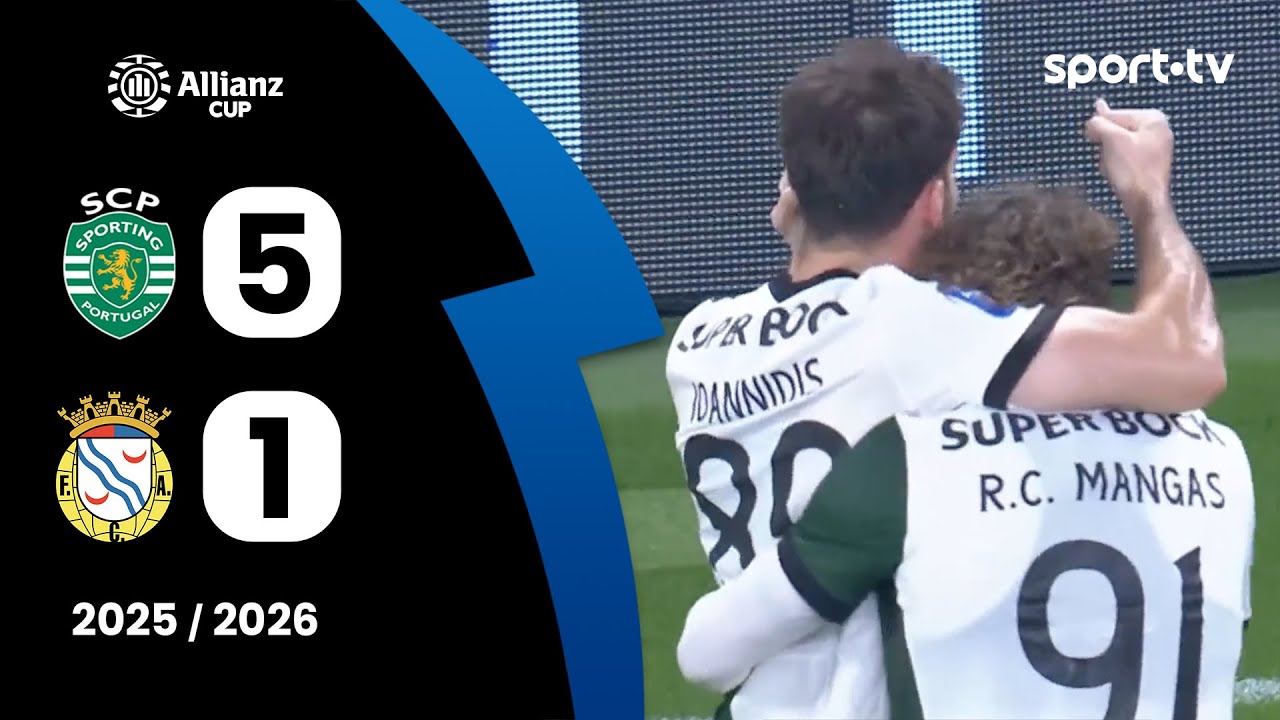 Resumo: Sporting 5-1 Alverca - Taça da Liga | sport tv