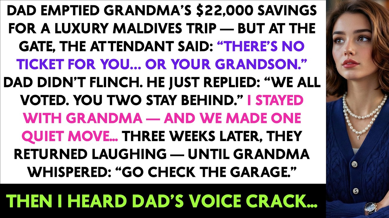 Dad Emptied Grandma’s $22,000 Savings For A Luxury Maldives Trip — But At The Gate, The Attendant...
