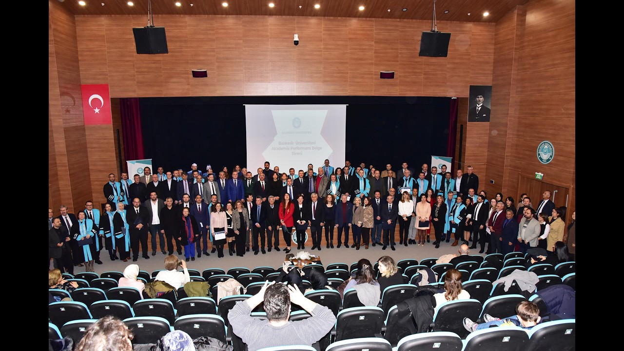 Bilimde Yükselen BAÜN’de Bir İlk Daha: Akademisyenlere Performans Belgeleri Törenle Verildi