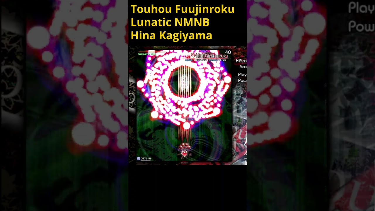TH10 Touhou Fuujinroku Lunatic NMNB Hina Kagiyama