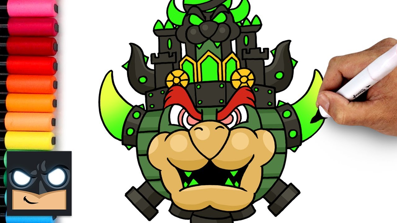 How To Draw Castle Bowser | Super Mario Wonder