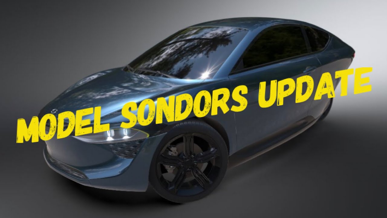 Let's Talk Cars: Model Sondors News