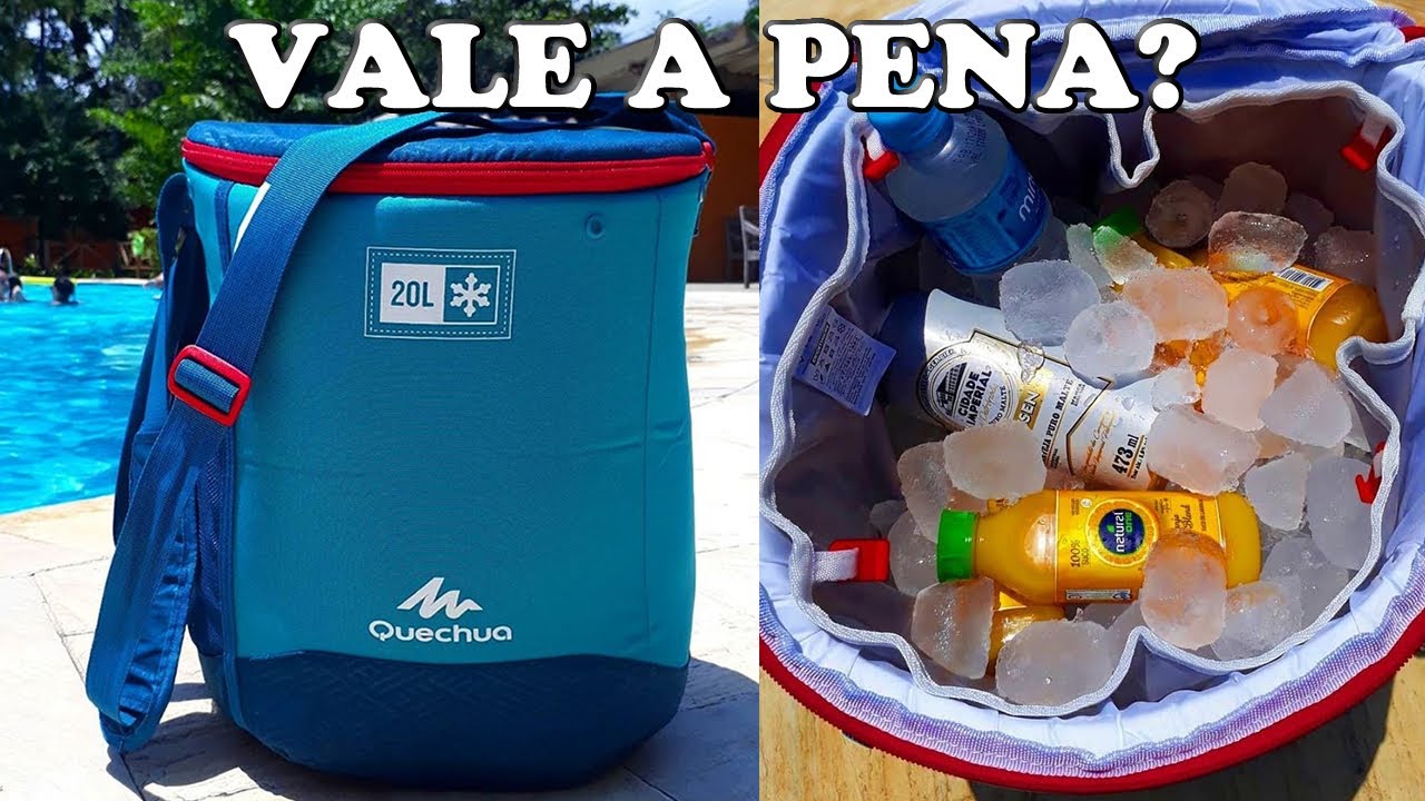 Teste da Bolsa térmica Quechua Compact 20 litros - Será que é boa?