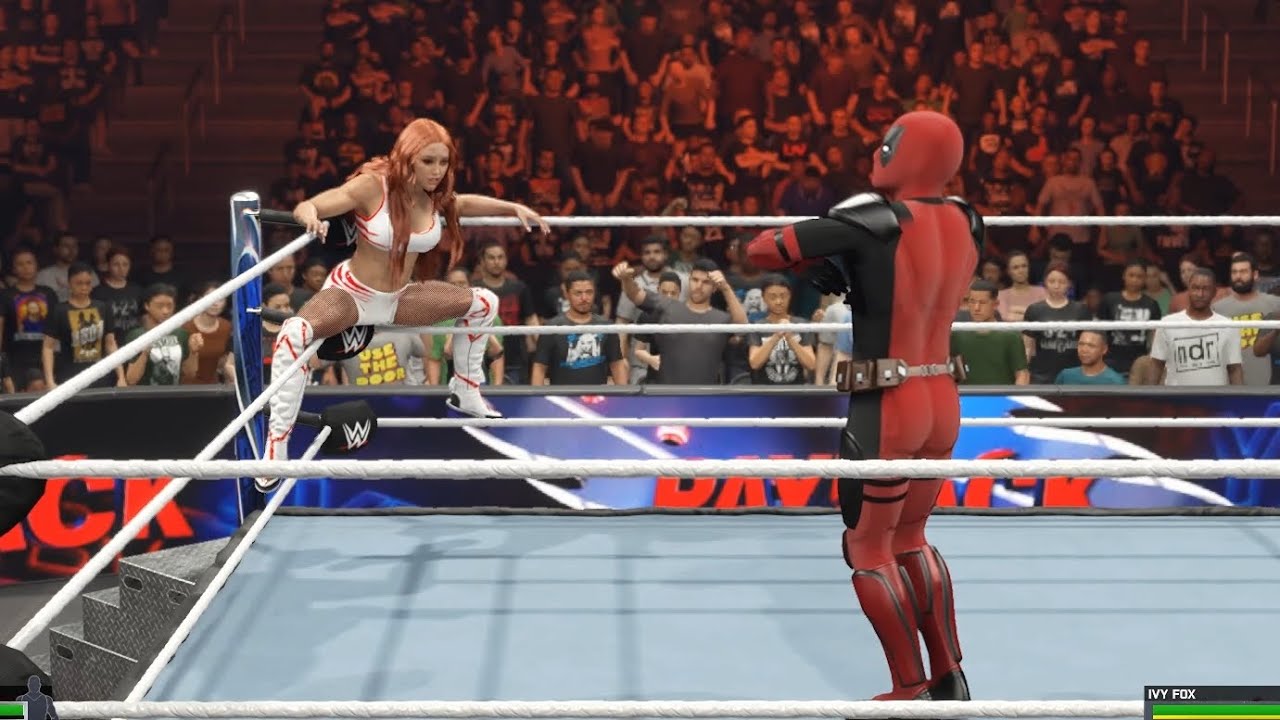 Deadpool vs Ivy Fox Full Match WWE2K25 