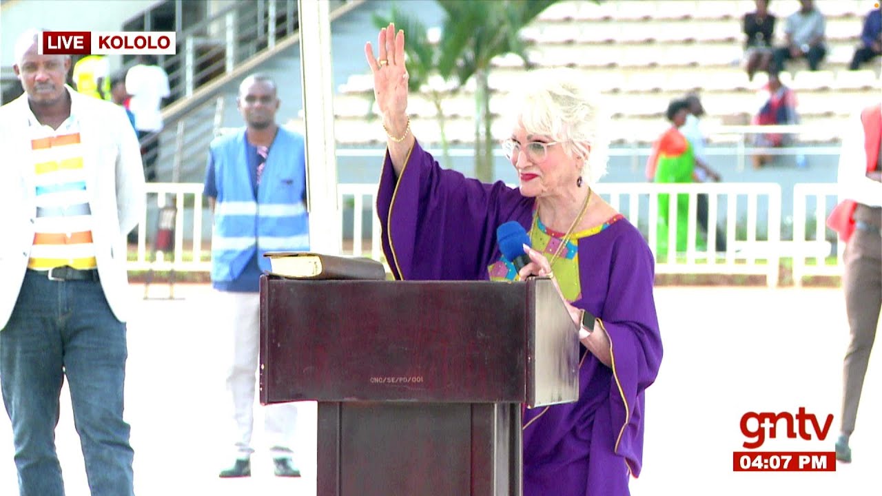 BP. DR. LADONNA OSBORN MINISTERING AT LIGHT UP UGANDA FOR JESUS MISSION 2025 DAY 4