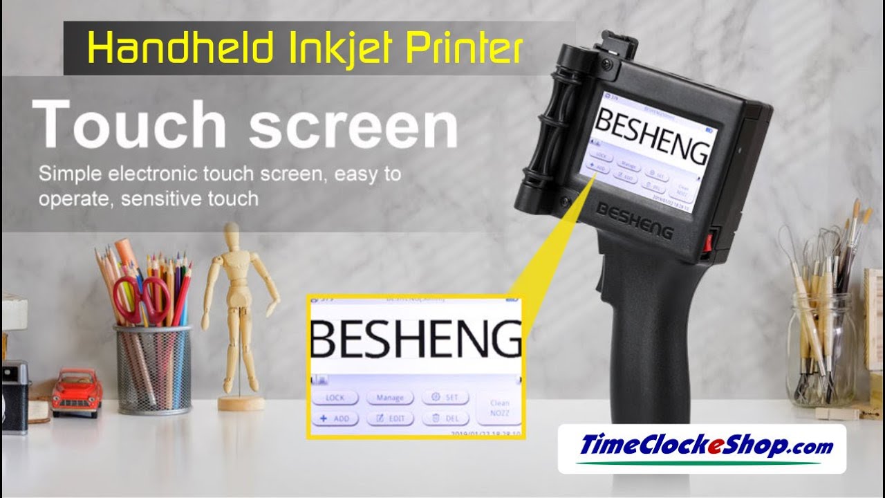 Besheng Handheld Inkjet Printer T1000 Intelligent HandJet Printer