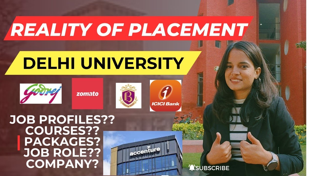 Reality of PLACEMENT in DELHI UNIVERSITY| Salary |JOB Profiles |Courses? | colleges