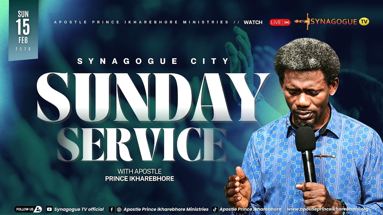SYNAGOGUE CITY SUNDAY LIVE SERVICE {15 FEBRUARY 2026}