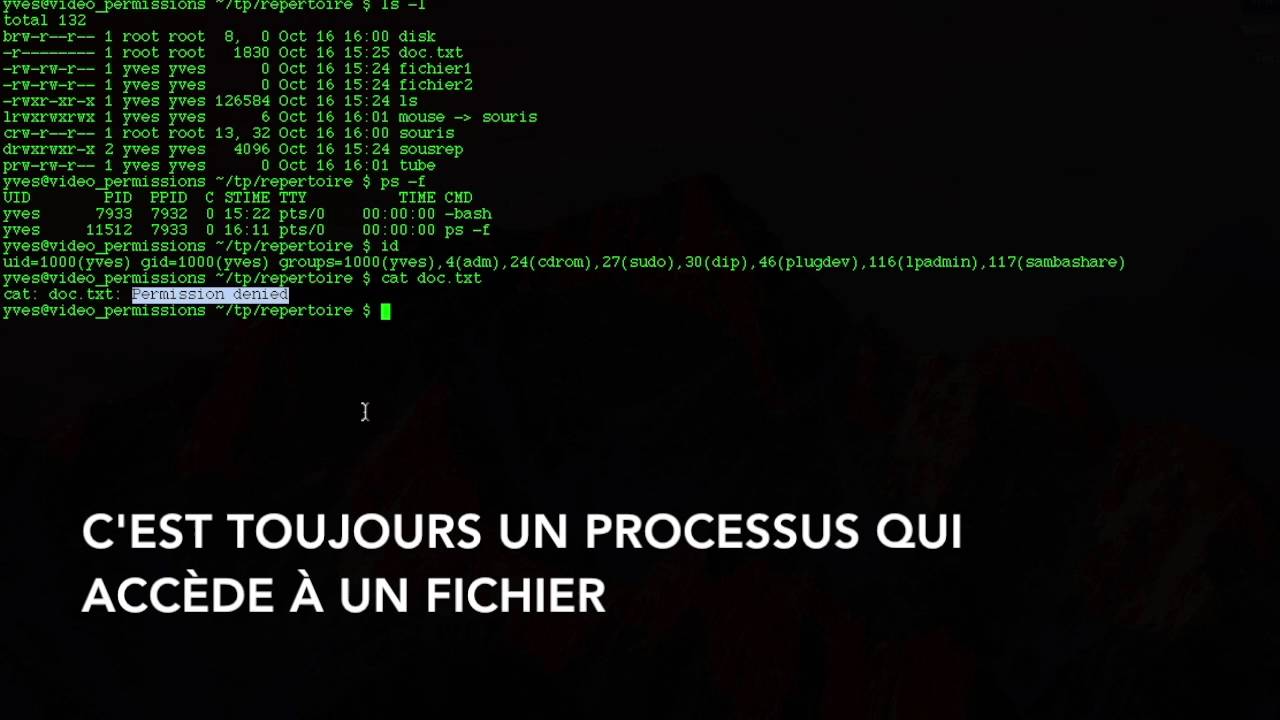 D&eacute;couvrir Linux: les permissions, partie 1