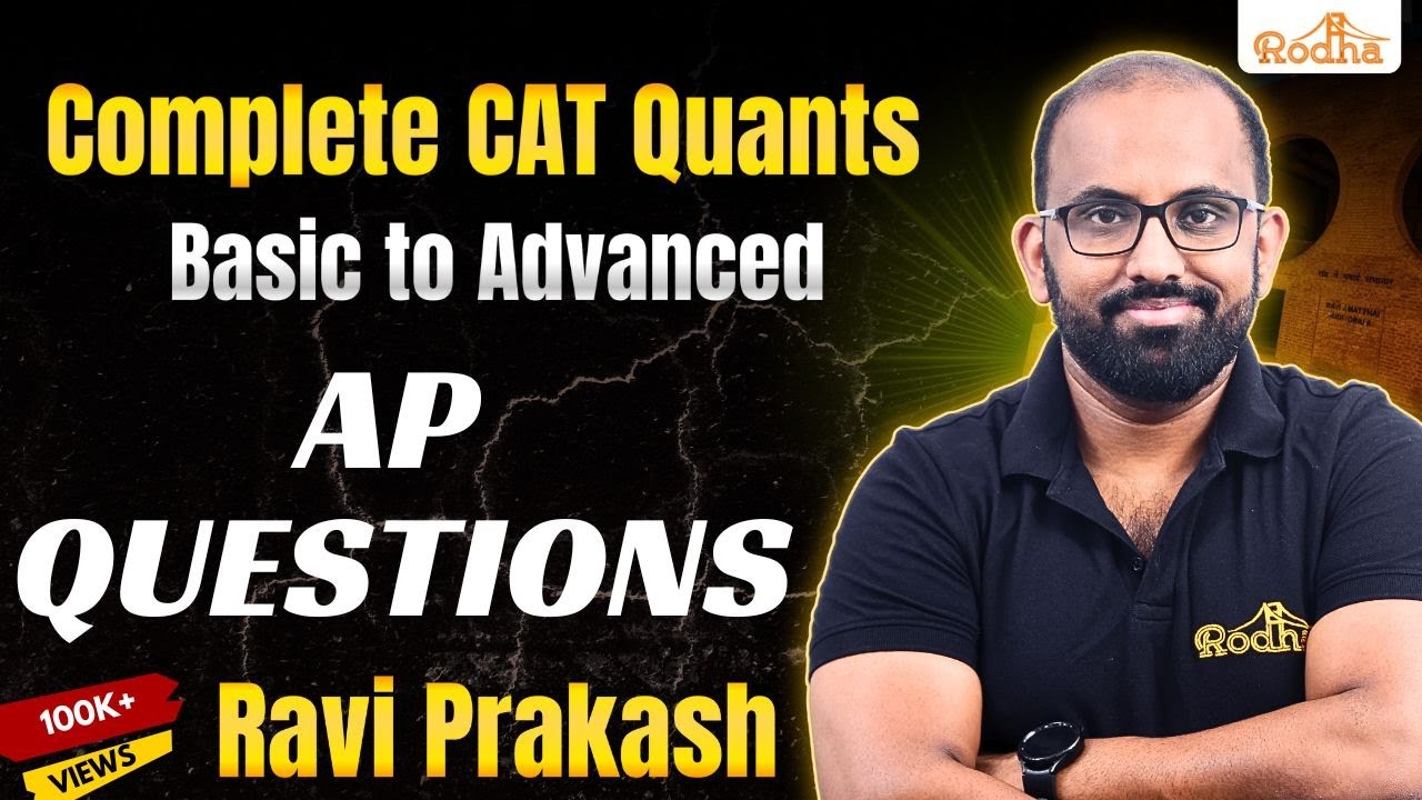 Arithmetic Progression 2: Sum | Algebra for CAT 2026 | Ravi Prakash Rodha
