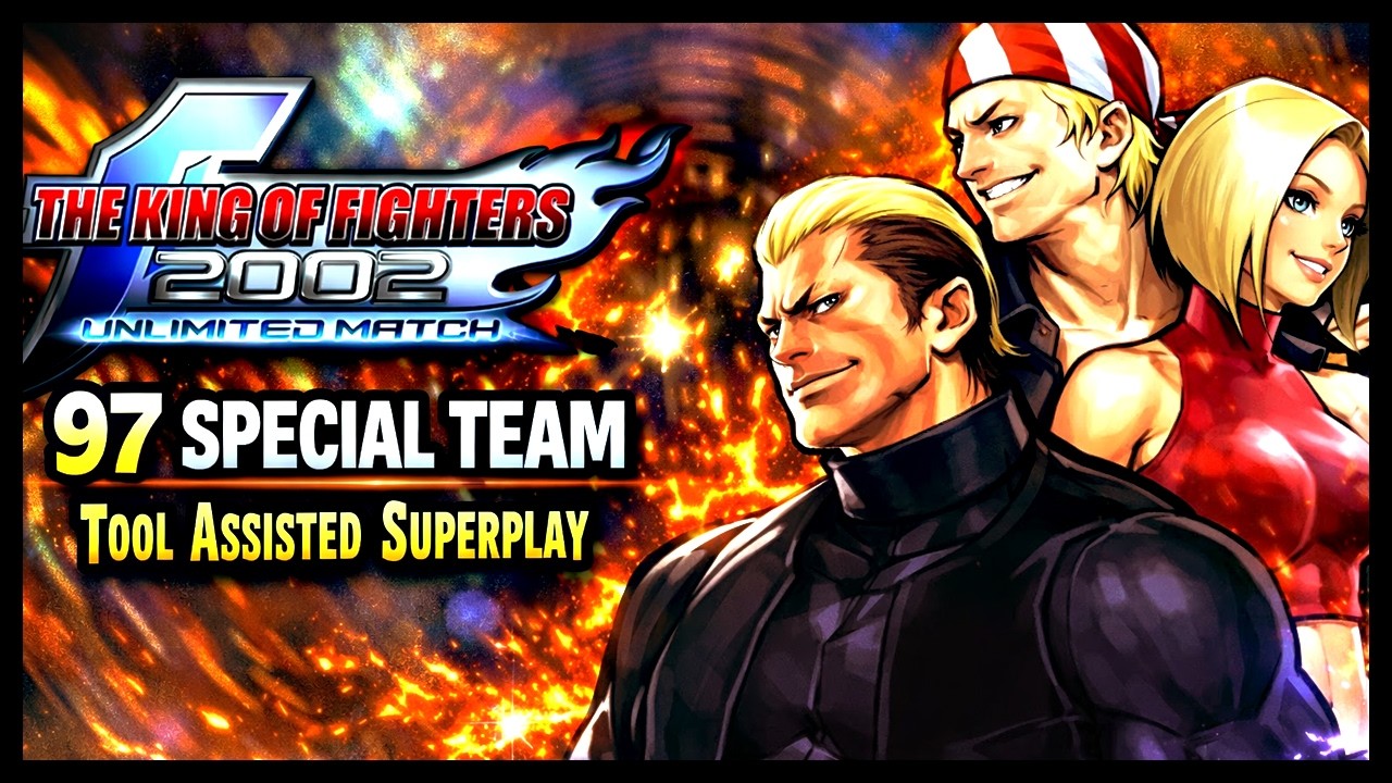 【TAS】KOF 2002 UNLIMITED MATCH - 97 SPECIAL TEAM \ YAMAZAKI \ MARY \ BILLY (1HP)