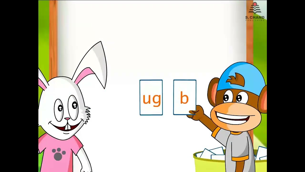 KG 1 | English| Reading  | Three Letter Words | The 'ug' Family| S Chand Little Explorer