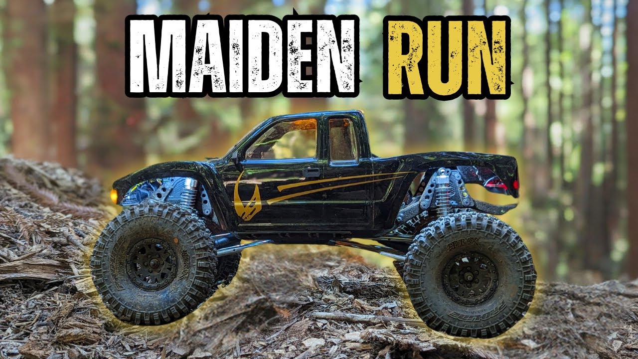 ПЕРВЫЙ запуск с набором для сборки Axial SCX10 III 