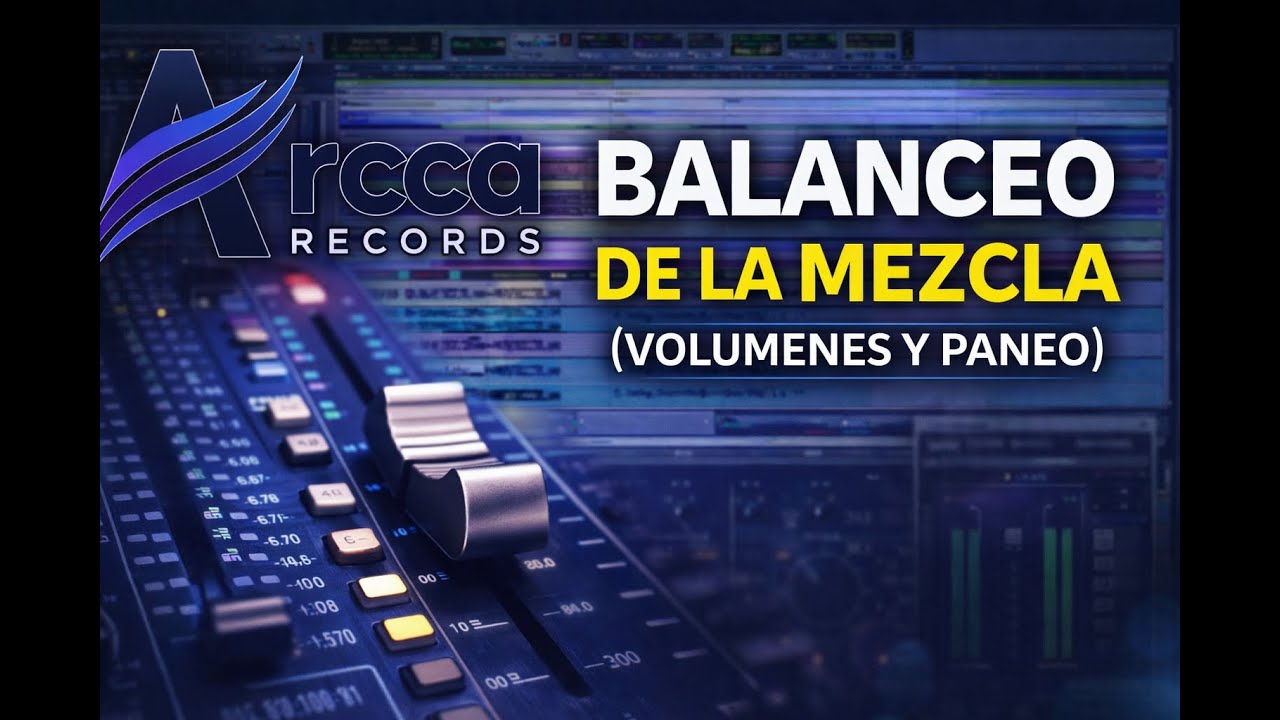 Balanceo de la Mezcla en Pro Tools | Paso 2 (Volúmenes y Paneo)