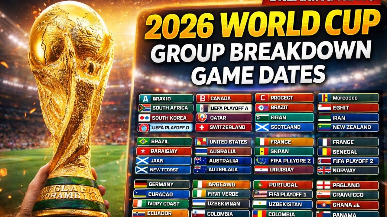 FIFA World Cup 2026 FULL Schedule (All 104 Matches) | Dates, Venues & Kickoff Times ⚽🌍