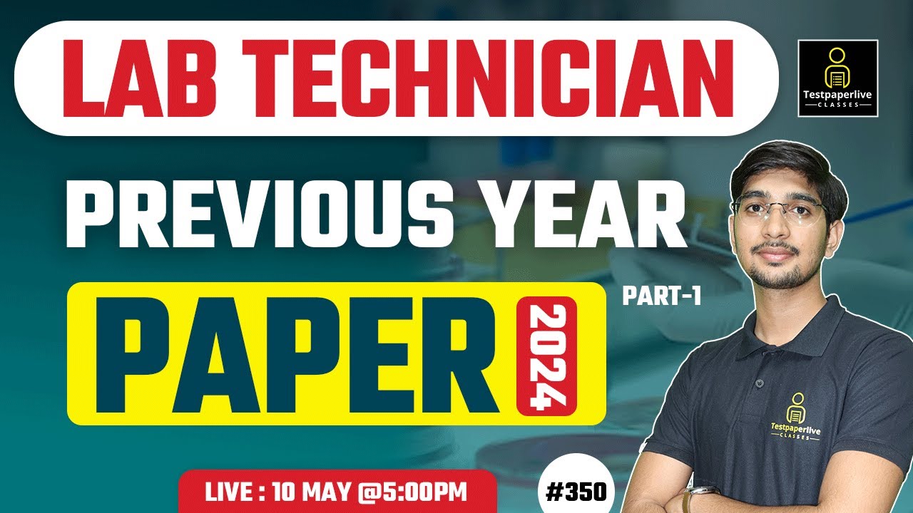 HSSC CET-Mains Lab Technician Previous Question Paper solution #3 | Lab Technician Vacancy update