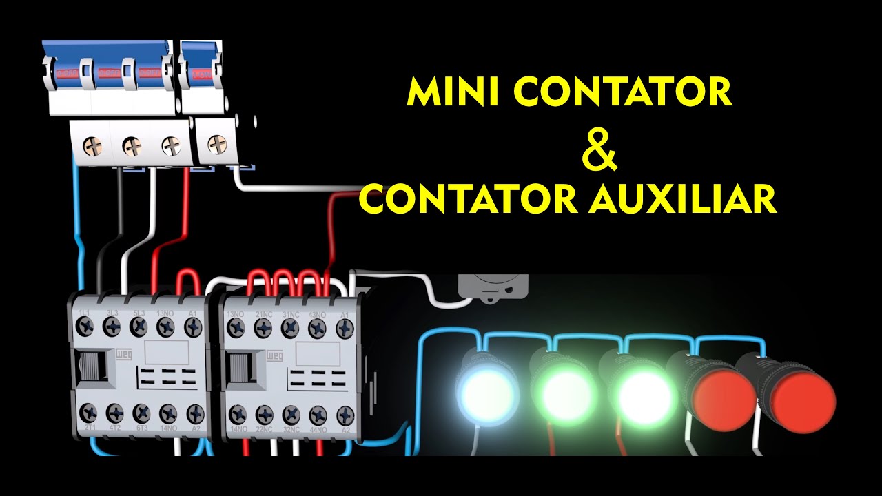 Mini Contator e Contator Auxiliar