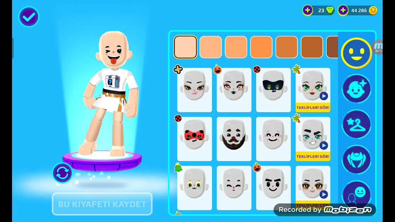 PK XD Tek Renk Kombin Yapıyorum 2 ( Sky nin olduğu adayı buldum 😰 ) 