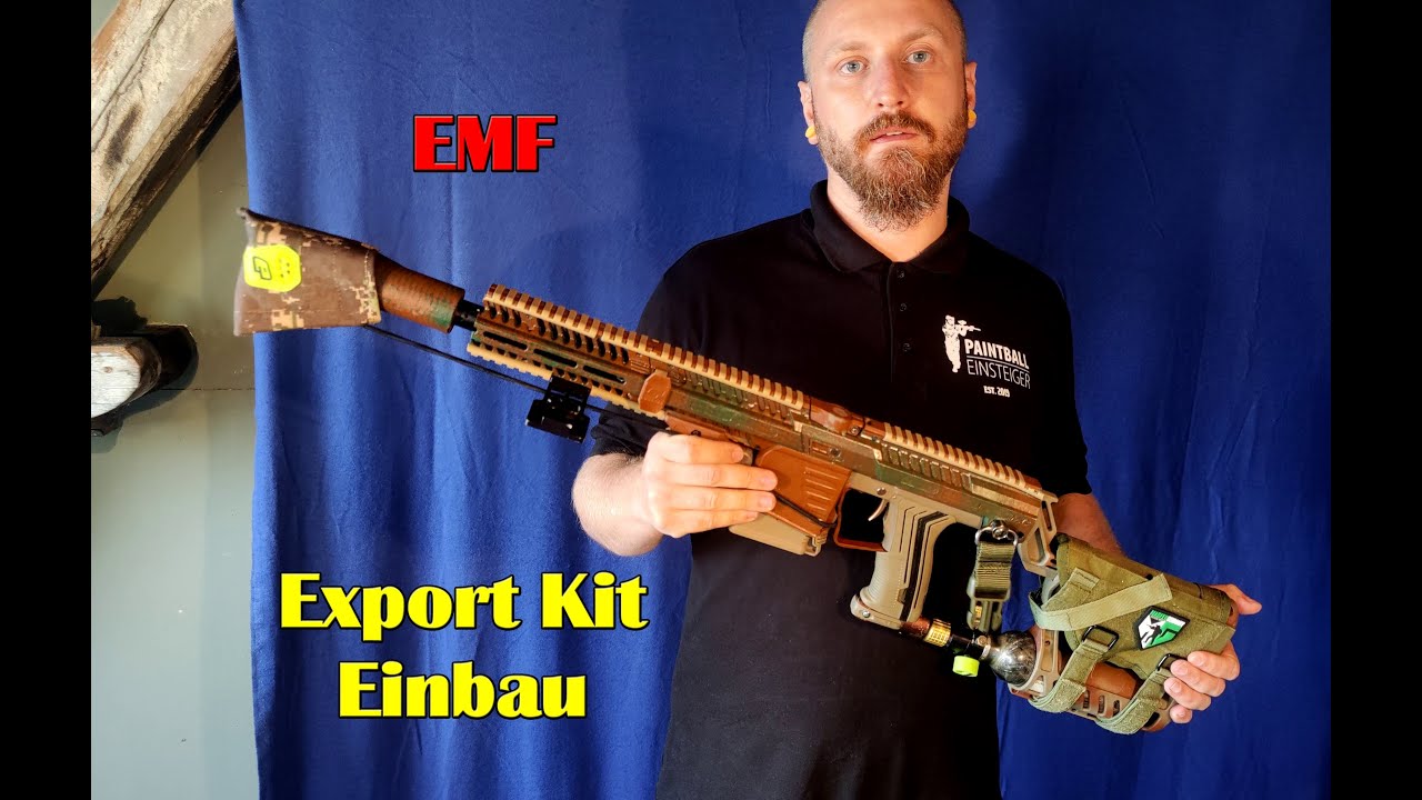 EMF 100 Export Kit Einbau | Paintball Einsteiger
