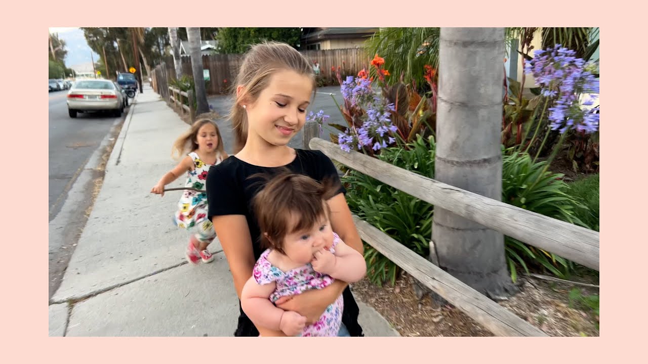 A Family Walk Around the Neighborhood