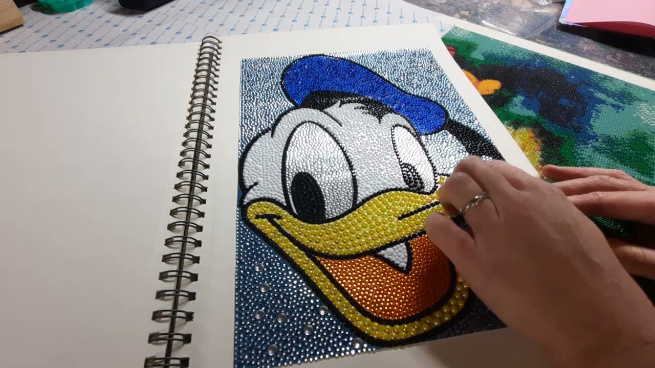 Diamond painting: mes toiles terminées du mois janvier 2022 😀