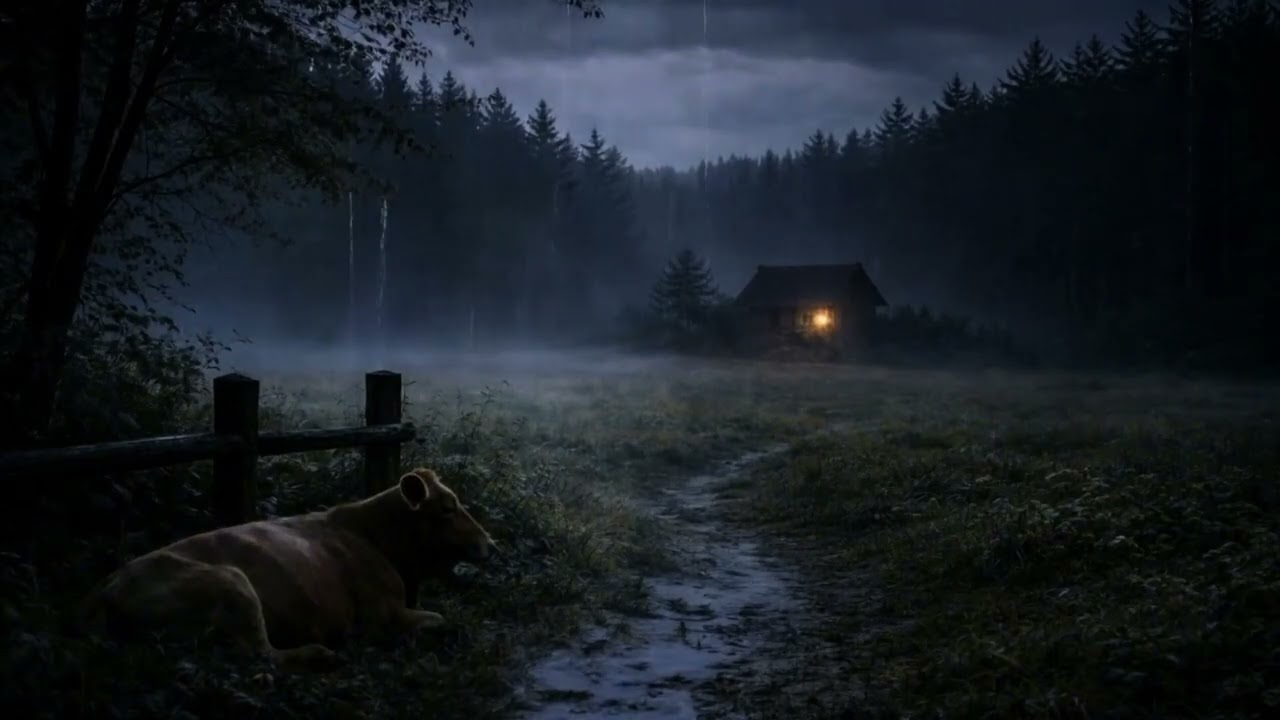 Später Regen über dem Feld – ein stiller Weg zum Licht