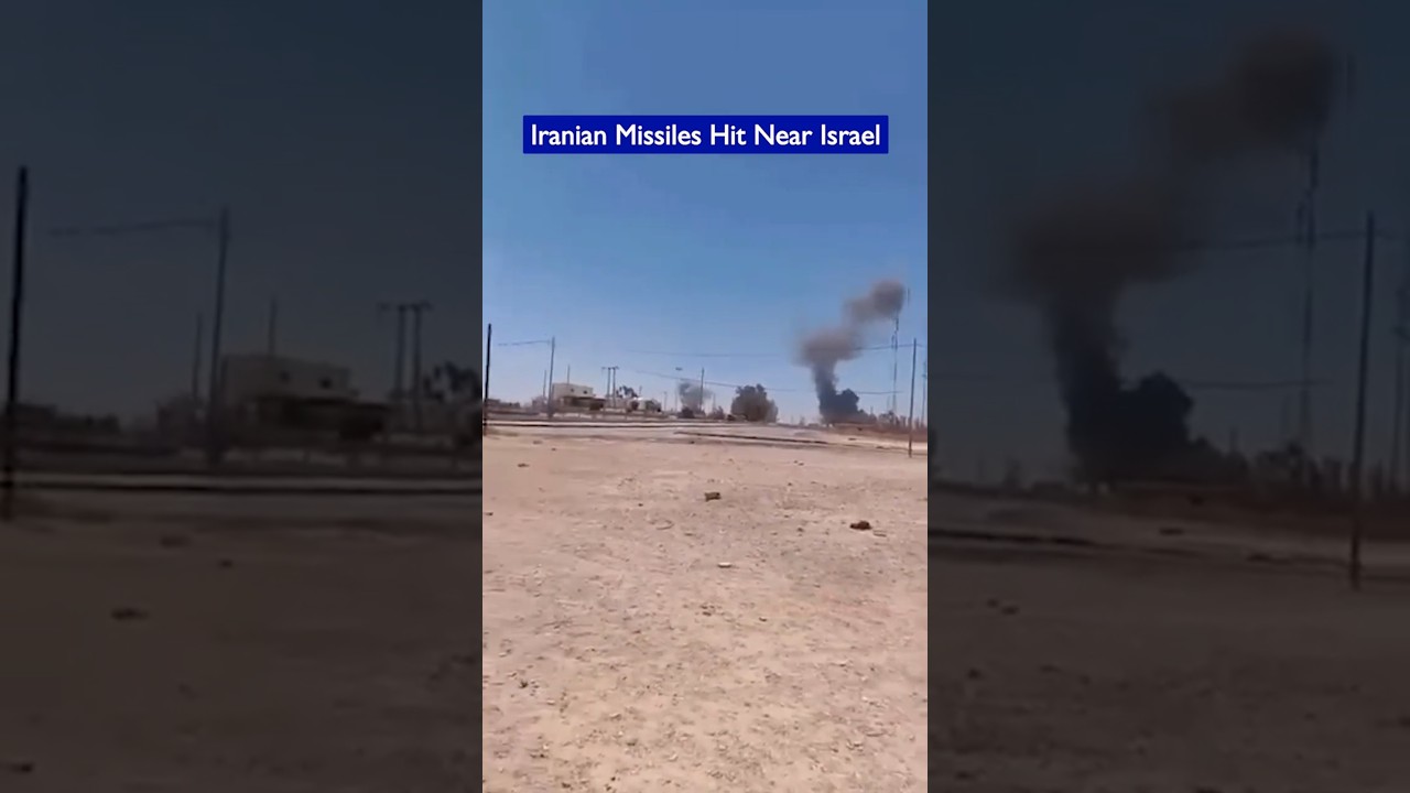 Iranian Missiles Strike Jordan's Aqaba Air Base Near Israel